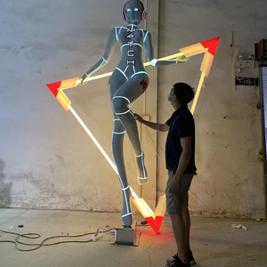 Bar Coffee Ornaments Large Resin Crafts Cartoon <strong>Statue</strong> Lighting Resin Figure <strong>Anime</strong> Character Life Size <strong>Statue</strong> - Product Image 1