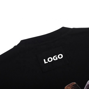 Logo personnalisé Qualité Coton Vente en gros Hommes Impression T-shirt Surdimensionné à Épaules Goutte - Product Image 6