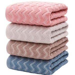 Serviette de Bain en Coton Ultra Doux à Effet Ondulé pour Adultes, Écologique, Séchage Rapide, Absorbante, Idéale pour Hôtels et Usage Commercial Polyvalent (Vente en Gros) - Product Image 1