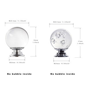 Hiện đại pha lê bóng trong suốt cửa kéo và knobs Fancy đồ nội thất cửa Vòng xử lý cho tủ bếp ngăn kéo tủ quần áo - Product Image 3