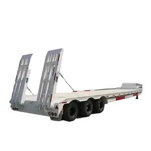 Trailers From China low Chassis car Transport 4 Axles Tipper camion Plateau Conteneur tandem Side Dump semi-Trailer