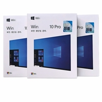 Windows 10 Pro USB Versión Coreana en Caja, Activación en Línea, 12 Meses de Garantía, Win 10 Pro FPP con Tarjeta de Clave, Envío Gratis