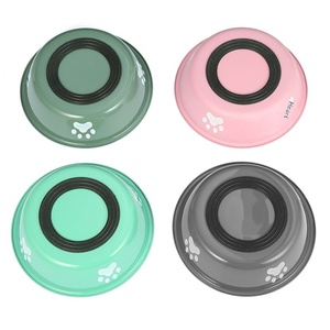 Mangkuk Makanan Kucing Anti Selip dari Stainless Steel 4 Warna Ramah Kumis untuk Anak Kucing - Product Image 1