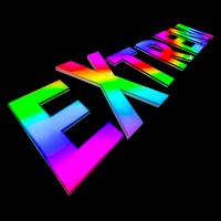 Personnages lumineux colorés, tête de porte, mur de fond, logo, panneau d'hippodrome 3D éblouissant, extérieur personnalisé