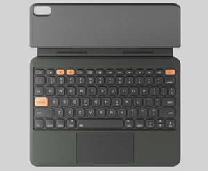 Étui pour clavier magique en alliage d'aluminium compatible avec <span class=keywords><strong>iPad</strong></span> <span class=keywords><strong>Pro</strong></span> 11 pouces 2024 2025 M4 M5 Clavier sans fil 6 rangées avec rétroéclairage Pavé tactile Vente en gros OEM/ODM/Marque privée - Product Image 3