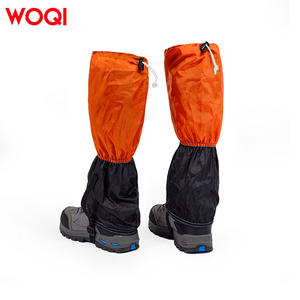 Guêtres de randonnée Woqi orange 55x48cm, imperméables, protection contre la neige, équipement de plein air unisexe - Product Image 4