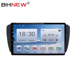 Lecteur DVD de voiture Android pour <span class=keywords><strong>Seat</strong></span> <span class=keywords><strong>Ibiza</strong></span> <span class=keywords><strong>2009</strong></span> 2010 2011 2012 2013 Navigation GPS de voiture Prise en charge de Carplay WIFI BT FM - Product Image 1