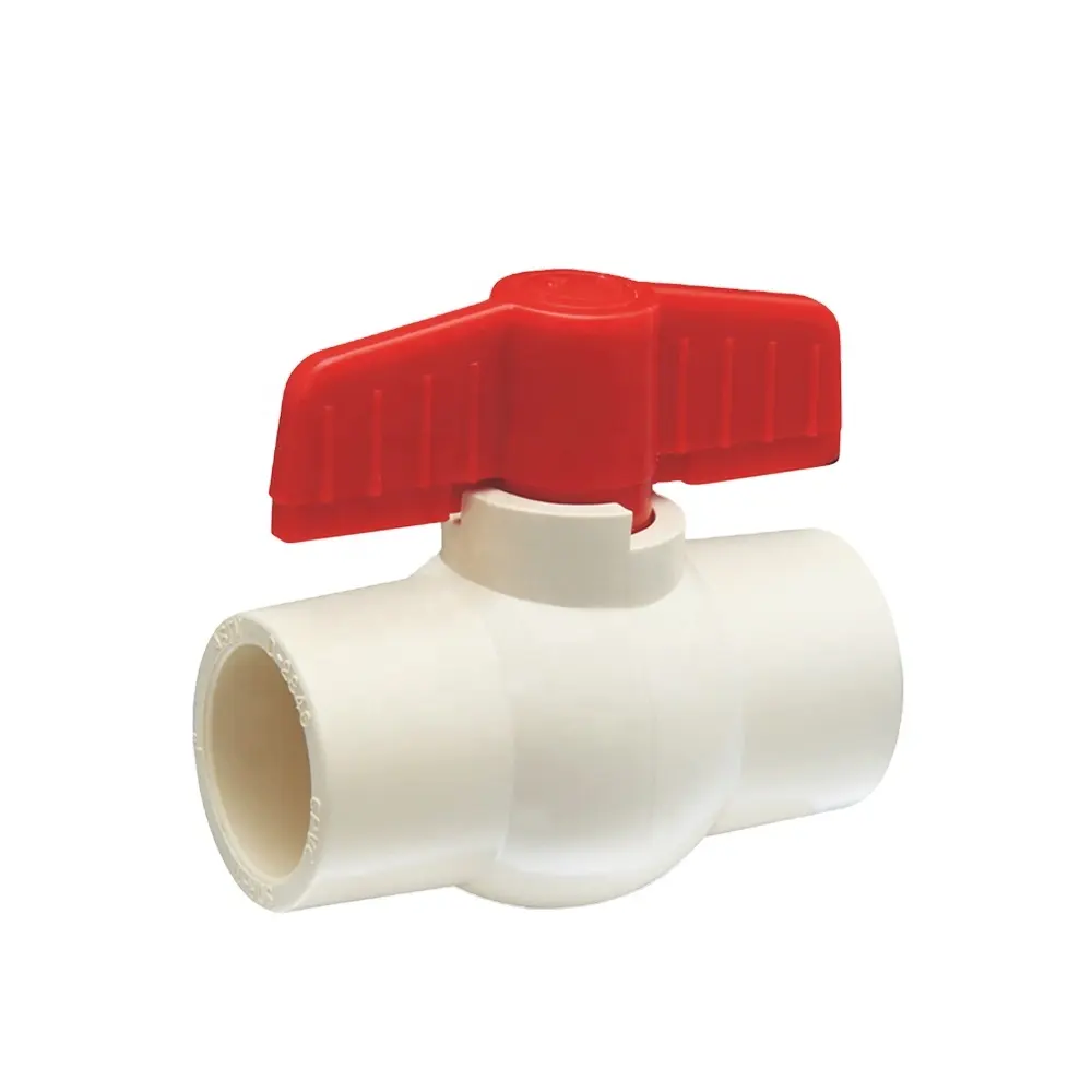 Ball Valve Top Supplier CPVC ASTM D2846 Pipe Connection Fittings Heat Resistant Hot Water Cpvc Ball Valve