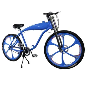 2 טמוסים 100 סמ""ק אופניים ממונעים 26 אינץ' אופני גז מותאמים אישית 2.4 ליטר 3.4 ליטר מיכל גז