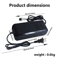 YZPOWER Intelligent 54.6v4a chargeur de batterie de voiture 48v 48 volts 4a charge rapide Scooter électrique Port ca pour l'utilisation d'outils électriques