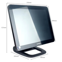 Usine en gros 15 pouces Android POS Terminal tout-en-un moniteur de caisse enregistreuse de bureau pour caissier Machine