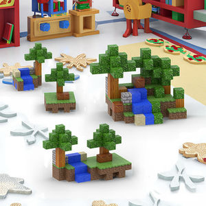 Bloques de Construcción Magnéticos de Plástico Inteligentes para el Hogar, Aprobados por CE y ASTM, Juguete de Rompecabezas Sluban <span class=keywords><strong>2x2</strong></span> RS2, Accesorios Magnéticos, <span class=keywords><strong>Cubo</strong></span> Personalizable, Múltiples Juegos - Product Image 3