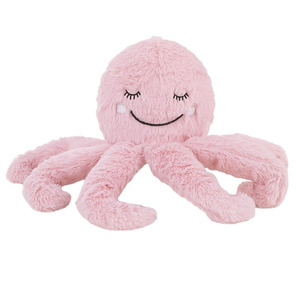8576 Dolce Polpo Rosa in Peluche per Bambini con Faccina Sorridente, Giocattolo Morbido a Forma di Animale Marino, Bambola da Abbraccio per Compagno di Sonno per Bambini - Product Image 1