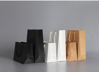 Sacs en papier kraft recyclables en gros avec poignées pour le commerce – Sacs de courses en papier avec poignées pour entreprises