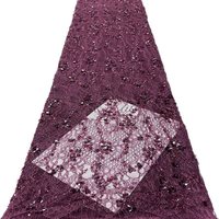 Tissu brodé de fleurs en perles tridimensionnelles A.Y. pour robes de mariée et robes de soirée – Robes de mariée et tenues de soirée
