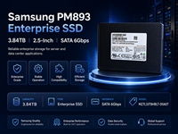 Untuk Samsung PM893 MZ7L33T8HBLT-00A07 3.84TB Enterprise SATA SSD, 2.5" 7mm SATA 6Gb/s TLC Server Solid State Drive