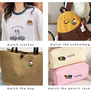 Emaille-Pins mit leuchtendem Regenbogen und positiven Zitaten aus Zinklegierung – Epoxid-Emaille-Sammlerstücke als Anstecknadel, Geschenk für Pride-Fans & Kleidung/Taschen-Deko - Product Image 3