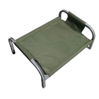 Lit de camping pour animaux de compagnie, tapis anti-mastication, lit pour chien durable, surélevé, pliable, respirant, pour chiens et chats, lit de camping hors sol, résistant à l'humidité