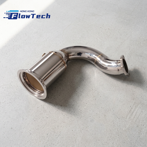 Tuyau d'échappement en acier inoxydable 304 de haute qualité pour Porsche Cayenne E3 9YA 3.0T V6, haut débit, montage direct, Euro 5, 200 cellules - Product Image 6
