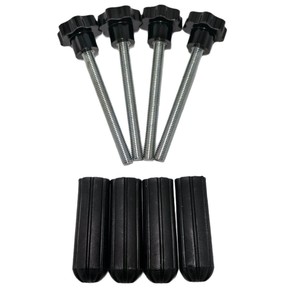 Car Roof <b>Rack</b> Traction Board Steel <b>Bolts</b> With Knurled Knobs For Roof Mount Installation - Product Image 1