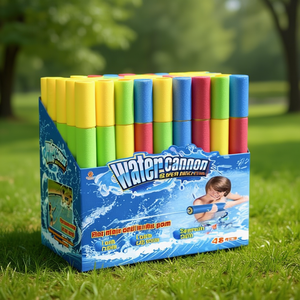 Cannone ad acqua super schiumogeno da 35 cm per giochi in piscina, confezione da 48 unità. - Product Image 2