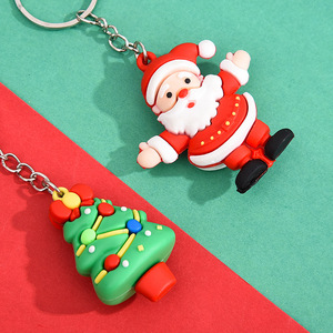 Lindo bolso de Navidad colgante llavero de PVC regalo para niños y Premio para estudiantes para pequeños regalos y premios - Product Image 4