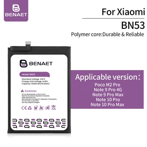 Batería de Polímero de Iones de Litio de Alta Calidad y Gran Venta <span class=keywords><strong>BN53</strong></span> para Teléfono Móvil Xiaomi Redmi Note 9 Pro Max 5020mAh 3.87V - Product Image 3