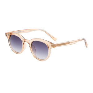 Nouvelles Lunettes de Soleil Unisexe Rétro Simples à Branches Amovibles, Protection UV400, Verres Transparentes en PC, Logo Personnalisé, Dégradé Orange et Blanc - Product Image 6