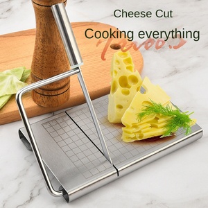 Coupe-fromage en acier inoxydable, coupe-pain, coupe-beurre, trancheuse, gadget de <span class=keywords><strong>cuisine</strong></span>, cadeau, emballage en boîte de couleur - Product Image 2