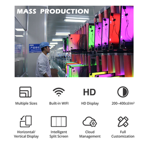 Raflar için 23.1 "dijital raf kenarı LED ekran süpermarket uzaktan yönetim 60cm gerilmiş Bar Lcd ekranlar - Product Image 4