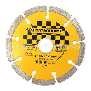 Disco de Sierra de Diamante Autotoolhome de 115 mm, Segmentado, para Corte en Seco de Granito, Mármol y Hormigón - Product Image 2