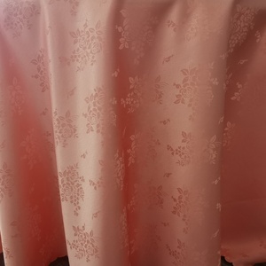 Housse de <span class=keywords><strong>table</strong></span> de <span class=keywords><strong>jardin</strong></span> ronde en jacquard damassé robuste pour mariage, banquet, fête - Product Image 2