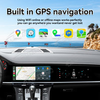 Radio para Auto Baoshang 10.1+10.1 con Pantalla Táctil Android 15 para Porsche Panamera 2010-2016, Reproductor de Video, Radio, GPS, Navegación