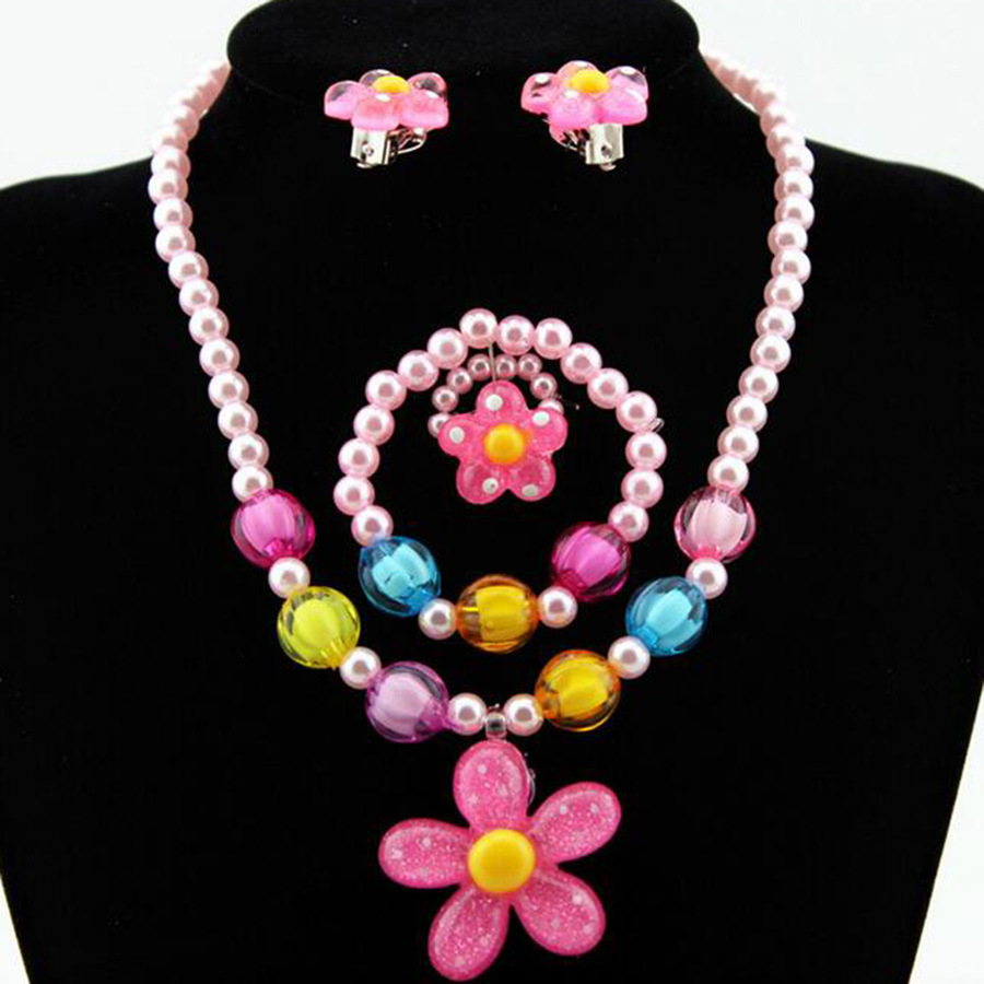 ZQ-156 Bracelet Ring Earrings and Necklace Cute Acrylic Cat