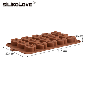 Molde de Silicona para Decoración de Pasteles de Chocolate en Forma de Corazón con 15 Cavidades - Product Image 2