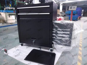 Certifié CE Boîte à outils roulante en métal à 8 tiroirs et armoire avec serrure à combinaison Chariot de stockage d'outils en fer OEM personnalisable - Product Image 3