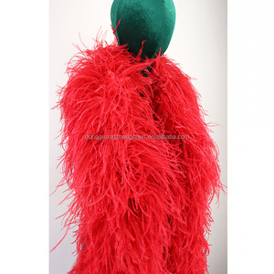30 Plyカラフルバルクダチョウフェザーボアパーティーウェディングファッションドレス服衣装装飾ステージショー - Product Image 6