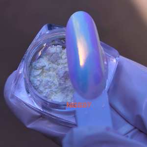 Poudre de pigment pour nail art effet chrome <span class=keywords><strong>opale</strong></span> irisé, résistante aux solvants, qualité cosmétique - Product Image 4