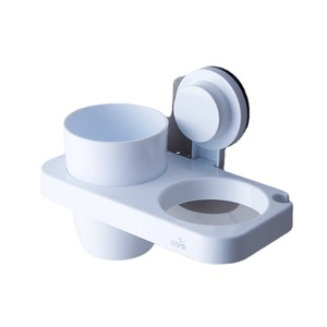 Yitunhoo <b>Wall</b> Mounted Hair Dryer Holder Suction Cup Bathroom Storage Multi Purpose No Drill <b>Rectangular</b> - Product Image 5