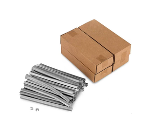 U502 Clips en aluminium pour l'emballage de sacs en filet pour fruits et légumes et scellage industriel - Product Image 1