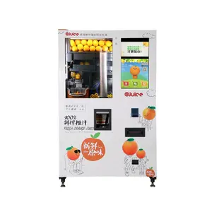 ماكينة بيع عصير البرتقال أو عصير الفاكهة الطبيعية الطازجة مباشرة من مصنع Micron