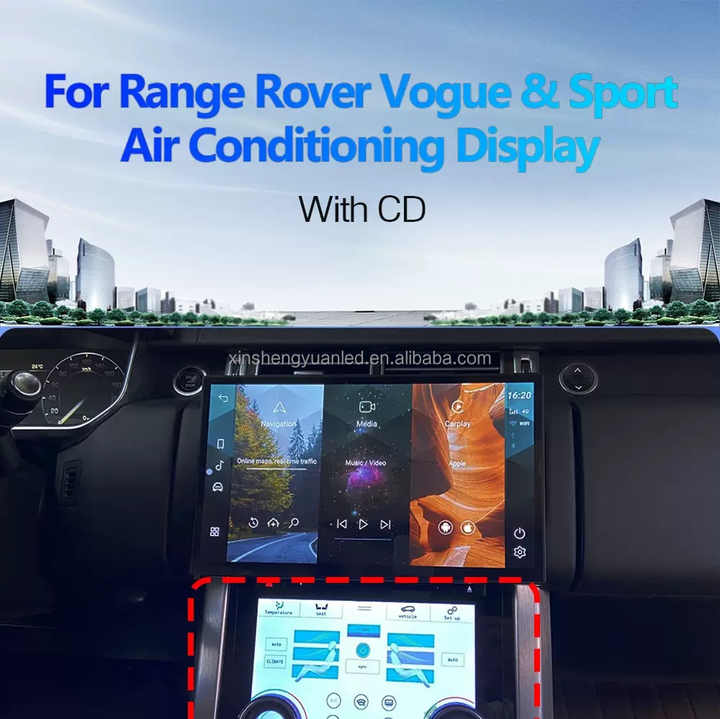 9 Inch LCD Climate Air Conditioner Control Panel Touch Screen for Land ...
