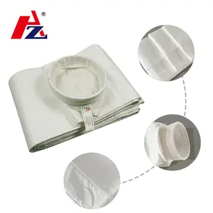 Filter Bag Polyester/PPS/P84/PI/ PTFE needle felt filter sleeve for metallurgical industry
