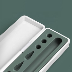 Estuche Protector de Silicona Rígido Portátil Antipérdida para Apple Pencil de <span class=keywords><strong>1</strong></span>ª y <span class=keywords><strong>2</strong></span>ª Generación, Accesorios para Lápiz - Product Image 2