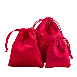 Bolsa <span class=keywords><strong>de</strong></span> Almacenamiento <span class=keywords><strong>de</strong></span> Terciopelo con Cordón para Joyas, Adornos, Pulseras <span class=keywords><strong>de</strong></span> Jade y Otras Joyas, Precio <span class=keywords><strong>de</strong></span> Fábrica - Product Image 1