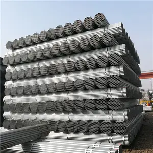 Tube d'escalier DN40 de 48.3mm, tuyau en acier pré-galvanisé, prix
