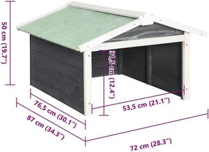 Abri de jardin étanche pour extérieur, garage pour tondeuse à gazon, abri pour robot, abri de voiture, couverture de protection contre la pluie et pare-soleil - Product Image 4