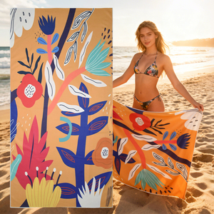 <span class=keywords><strong>Grande</strong></span> <span class=keywords><strong>serviette</strong></span> <span class=keywords><strong>de</strong></span> <span class=keywords><strong>plage</strong></span> en microfibre personnalisée sans sable à séchage rapide surdimensionnée <span class=keywords><strong>de</strong></span> luxe <span class=keywords><strong>de</strong></span> haute qualité - Product Image 2