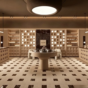 Cosmetic Perfume Skincare Shop Interior Design Full Room Customization glass display cabinet <b>Makeup</b> Store decoration Renovation - Product Image 2