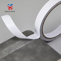 Yalanpack Extra Fort Transparent BOPP Tapis Ruban De Vitrage Acrylique Adhésif Double Face Ruban Rond pour Emballage Feuille De Coton